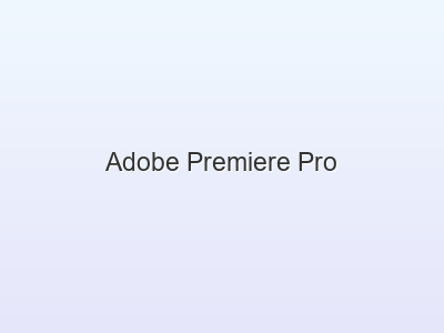 Adobe Premiere Pro