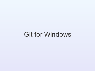 Git for Windows
