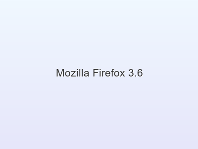 Mozilla Firefox 3.6