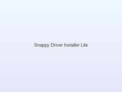 Snappy Driver Installer Lite
