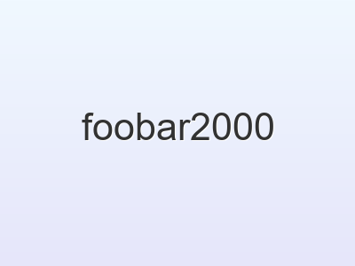 foobar2000